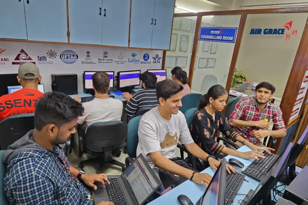 Students at Amadeus GDS Course in Delhi