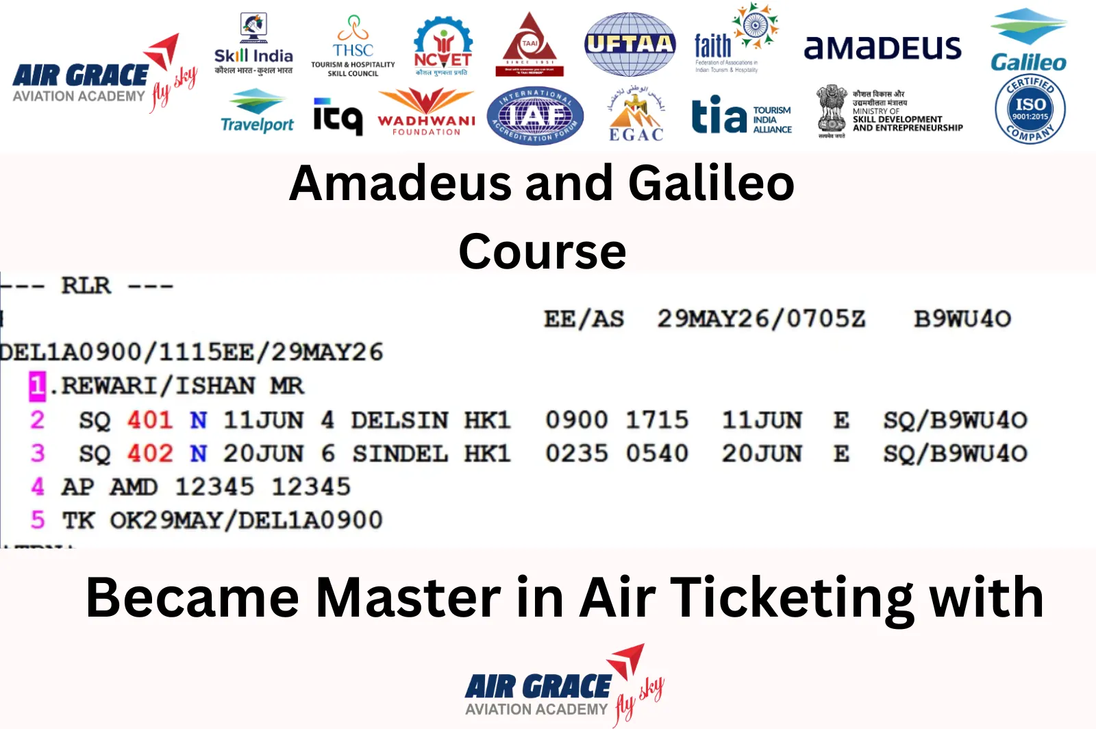Amadeus and Galileo Course Price