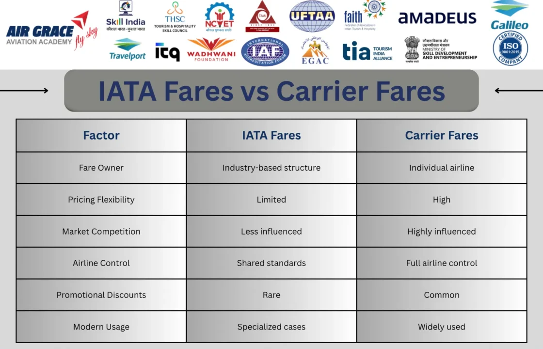 IATA Fares vs Carrier Fares